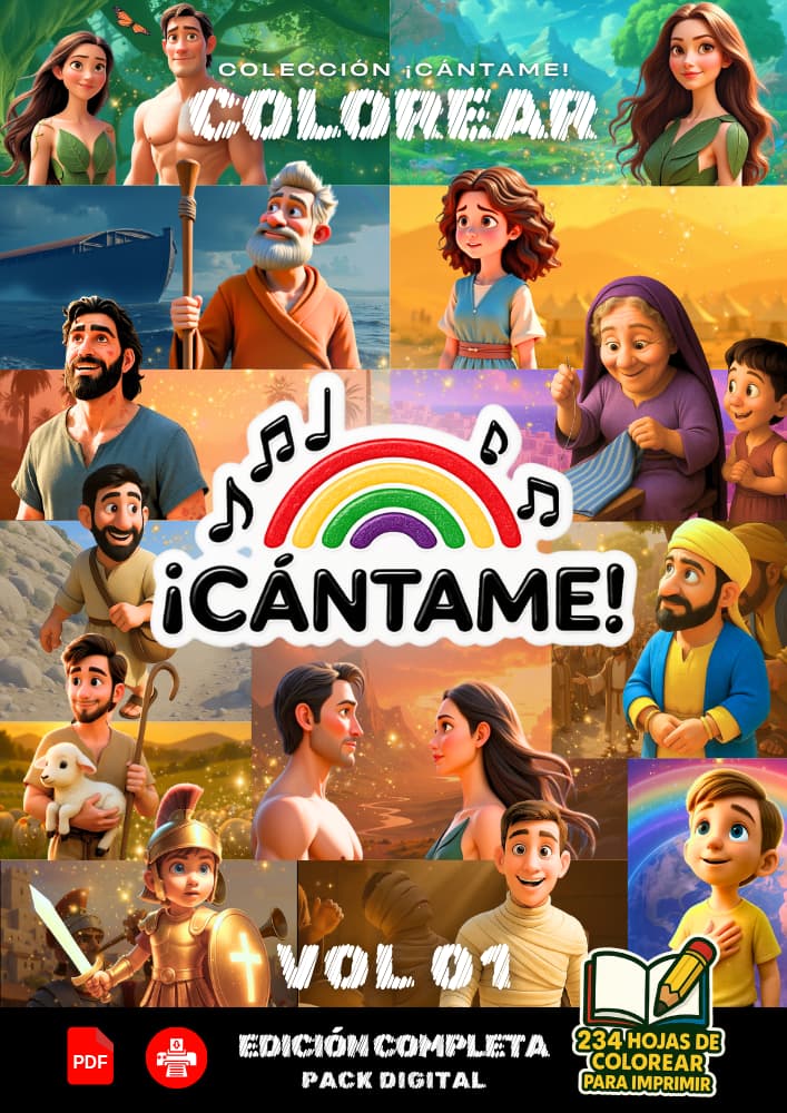 Pack Digital - Colección Colorear - ¡Cántame! Vol. 01